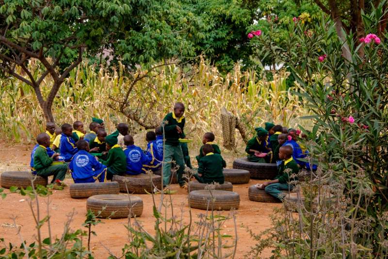 Az afrikai Green Eden tábora